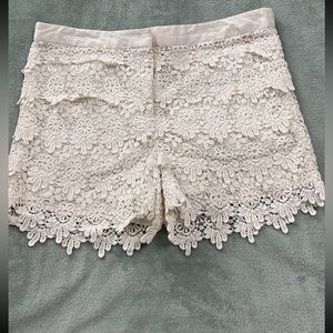 JOE FRESH Women’s Sz 8 Lace Macrame Shorts